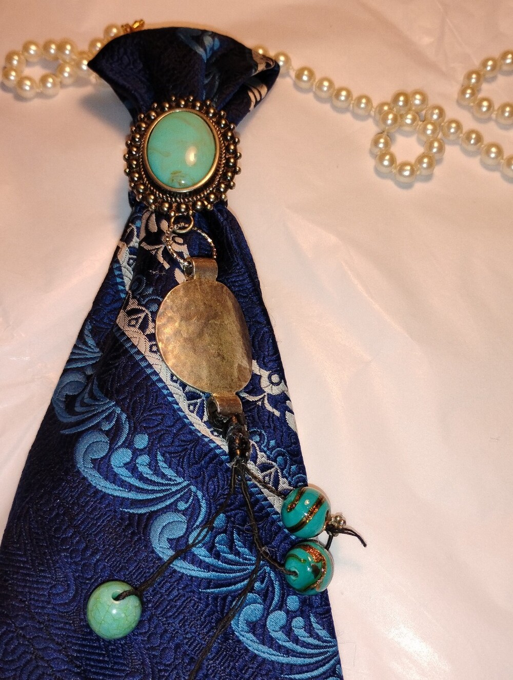 Hand Designed Women's Necktie.